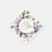 Elegante Hochzeitsfeier Serviette (Ecke)