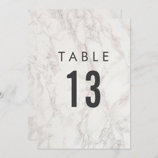 Elegante Hochzeitsfeier | TISCHNUMMERN (Vorne/Hinten)