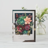 "Elegante Hochzeitskarte" (Stehend Vorderseite)