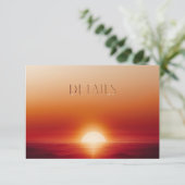 Elegante Hochzeitskarte Begleitkarte (Stehend Vorderseite)