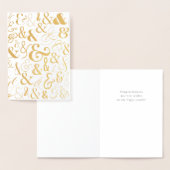 Elegante Hochzeitskarte Folienkarte (Anzeige)