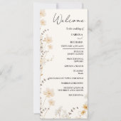 Elegante Hochzeitskarte für die Elfenbeinküche - W Einladung (Vorderseite)