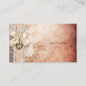 Elegante Hochzeitskarten mit Ribbon und Floral Begleitkarte (Rückseite)