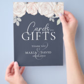 Elegante Hochzeitskarten und Geschenke Schildkröte Flyer (Hand)