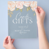 Elegante Hochzeitskarten und Geschenke signieren D Flyer (Hand)