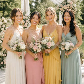 Elegante Hochzeitskleidung Karte