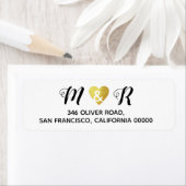 elegante Hochzeitsmonogramm der Liebe (Insitu)