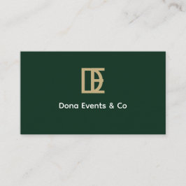 Elegante Hochzeitsplanungs-Businesskarte Visitenkarte