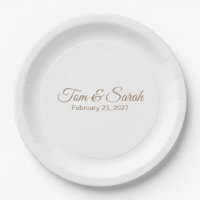 Elegante Hochzeitsplatte