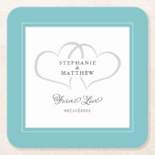 Elegante Hochzeitsseminare Frische Pasta machen Rechteckiger Pappuntersetzer (Vorderseite)