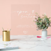 Elegante Hochzeitssitze sind nicht unser Stil Acrylschild (Hochzeit)