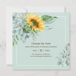Elegante Hochzeitssonne Save The Date