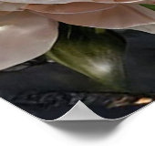 Elegante Hochzeitsstimmung in Rahmen Poster (Ecke)