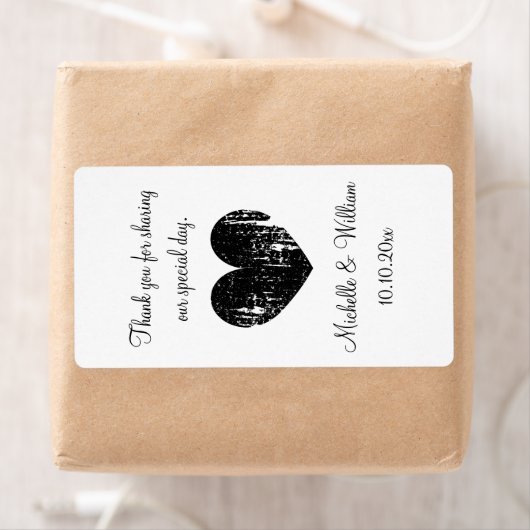 Elegante Hochzeitsweine- oder Wasserflaschen-Etike (Insitu)