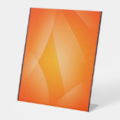 Elegante Hochzeitszeichen . Benutzerdefinierter Em Sockelschild (Vorderseite)