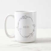 Elegante Hoera Je Wordt Oma Aankondiging Mok Kaffeetasse (Links)