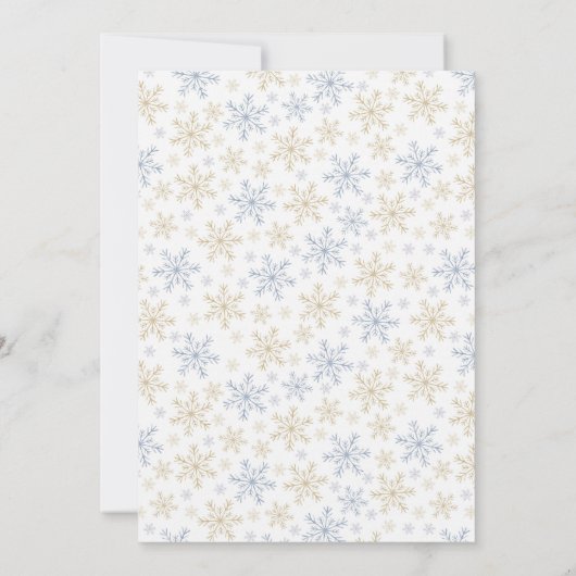 Elegante Holiday Baby Brunch Kinderdusche Einladun Einladung (Rückseite)