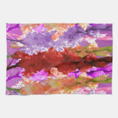 Elegante Hollyhock-Blume, Geschirrtuch (Horizontal)