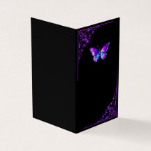 Elegante holografische geklappte Grußkarte - Schwa