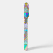 Elegante holografische trendy Imitate goldene geom Case-Mate iPhone Hülle (Rückseite / Rechts)