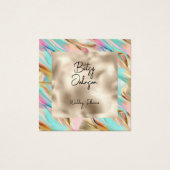 Elegante Holographic and Pearl Foil Business Card (Vorderseite)