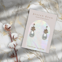 Elegante Holographic Aura Arch Juwelry Display