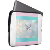 Elegante Holographic Butterfly Electronics Bag Laptopschutzhülle (Vorne Rechts)