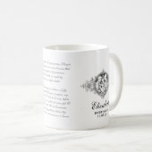 Elegante Holy Family Bridesmaid Tasse (VorderseiteRechts)