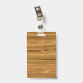 Elegante hölzerne Kornart Ausweis (Back with Clip)