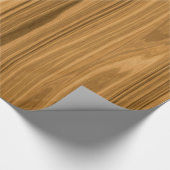 Elegante hölzerne Kornart Geschenkpapier (Ecke)