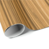 Elegante hölzerne Kornart Geschenkpapier (Rolleneckpunkt)