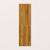 Elegante hölzerne Kornart Visitenkarten (Außenseite Aufgefaltet)