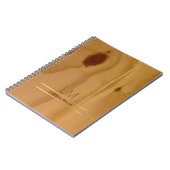 elegante Holzstruktur, rustikal & personalisiert Notizblock (Linke Seite)