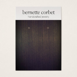 Elegante Holzweich-Silbererring-Anzeigetafel