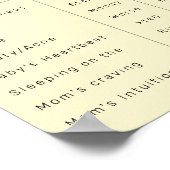 Elegante Honigbiene Alte Ehefrauen Tafel Poster (Ecke)