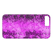 Elegante Hot Pink DiscoBall Glitzer & Glitzern Case-Mate iPhone Hülle (Rückseite (Horizontal))