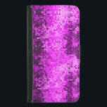 Elegante Hot Pink DiscoBall Glitzer & Glitzern Geldbeutel Hülle Für Das Samsung Galaxy S5<br><div class="desc">Elegante Rosa-Töne mit schwarzem Akzent Retro-Disco-Ball Glitzer und Glitzern. Verfügbar auf anderen Produkten. Vollständig anpassbare Visitenkartenvorlage.</div>