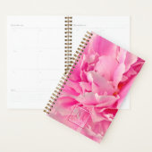 Elegante Hot Pink Peonies - Mit Monogramm Planer (Anzeige)