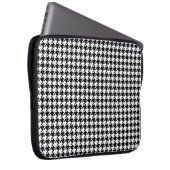Elegante Houndstooth-Muster-Laptop-Hülle Laptopschutzhülle (Vorne Rechts)