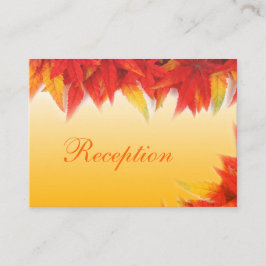 Elegante, hübsche Hochzeit im Herbst Empfang-Einsä Begleitkarte