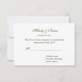 Elegante, hübsche lila Blume Sommersommer uAwg RSVP Karte