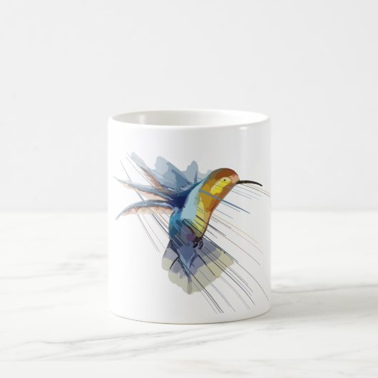 Elegante Hummingbird Keramik Tasse (Mittel)