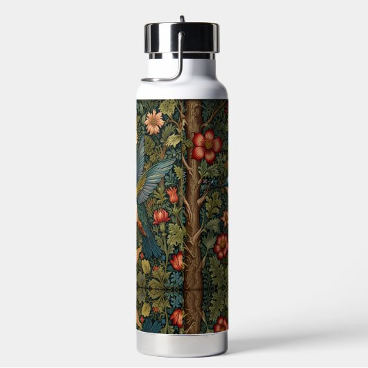 Elegante Hummingbird-Kunstwerke mit böhmischer Blü Trinkflasche (rechts)