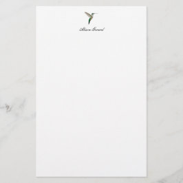 Elegante Hummingbird Notes Briefpapier