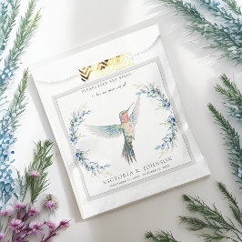 Elegante Hummingbird Seed Packet Beerdigung Gedenk Geschenktütchen