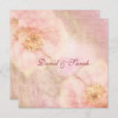 Elegante Hütte Chic Rose Save the Date (Vorne/Hinten)