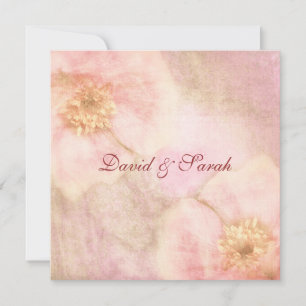 Elegante Hütte Chic Rose Save the Date