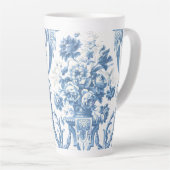 Elegante Hütte des Blumenglases Milchtasse (Rechte Ecke)