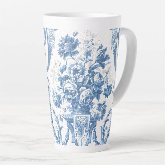 Elegante Hütte des Blumenglases Milchtasse (Rechte Ecke)