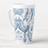 Elegante Hütte des Blumenglases Milchtasse (Linke Ecke)